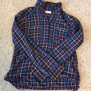 long sleeve flannel from hollister